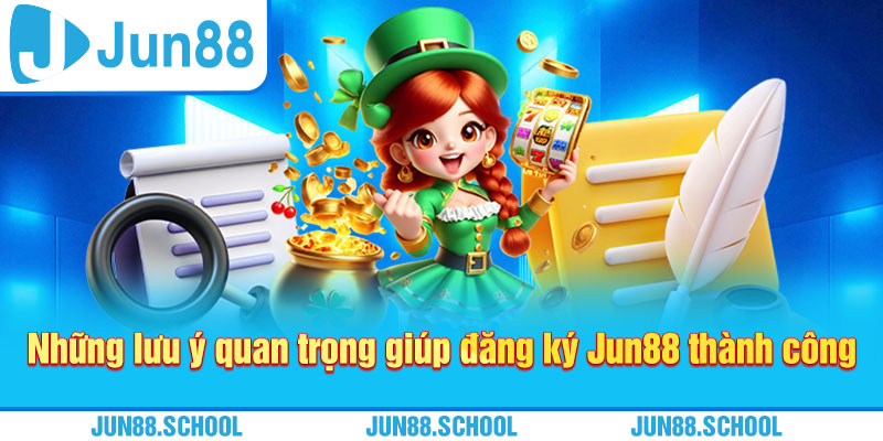 Những lưu ý quan trọng giúp đăng ký Jun88 thành công